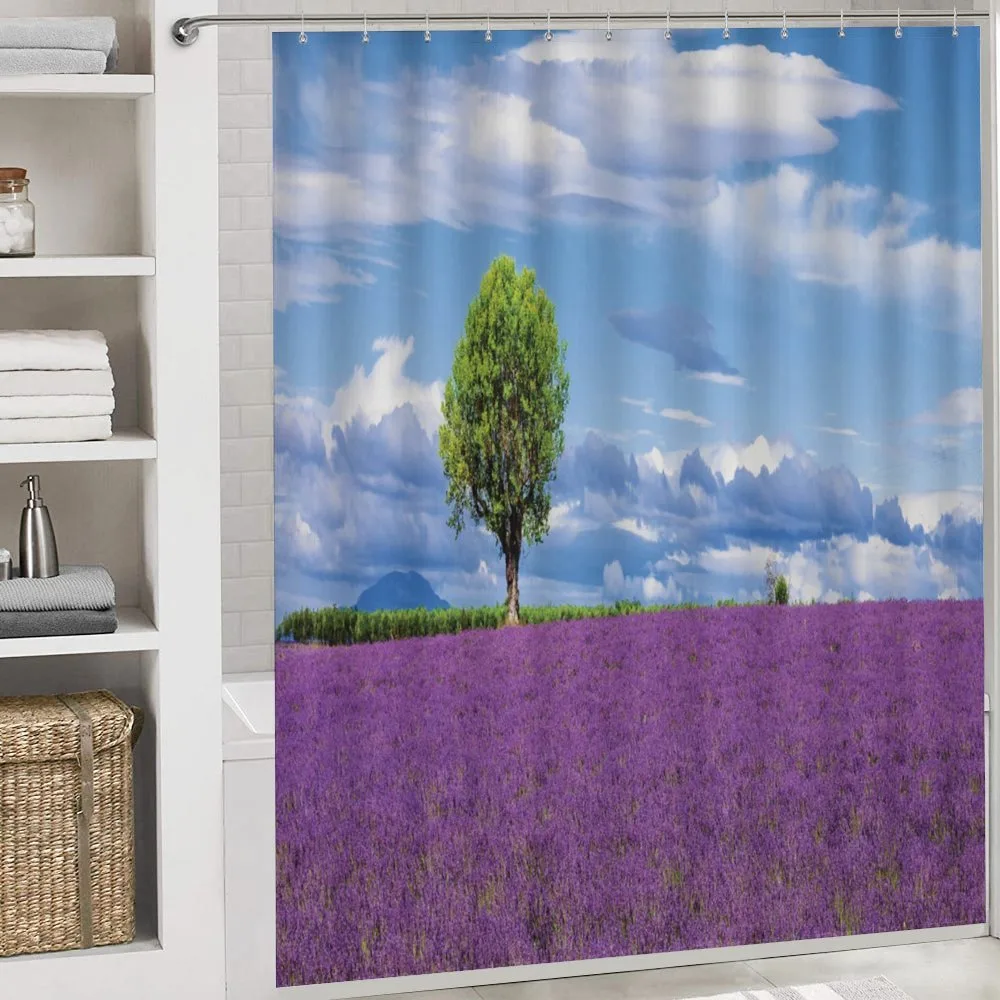 Lavender Field Tree — Detail 4