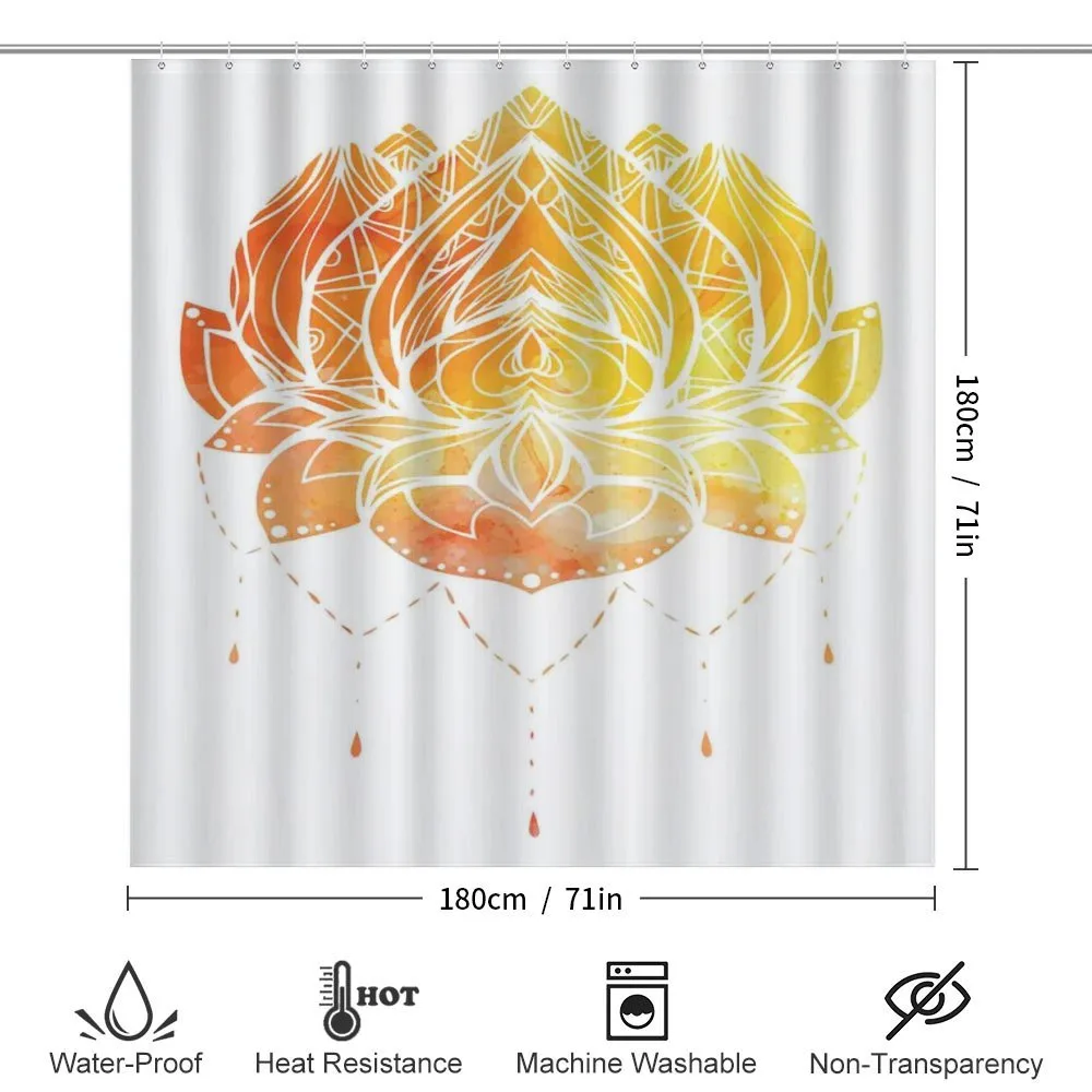 Lotus Flower in Boho Pattern — Detail 2