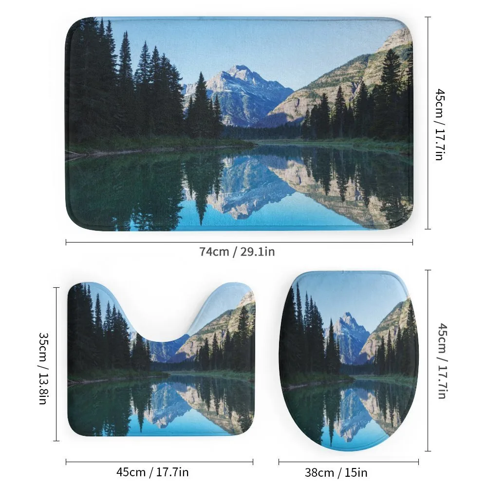 Mountain Reflection on Lake — Detail 1