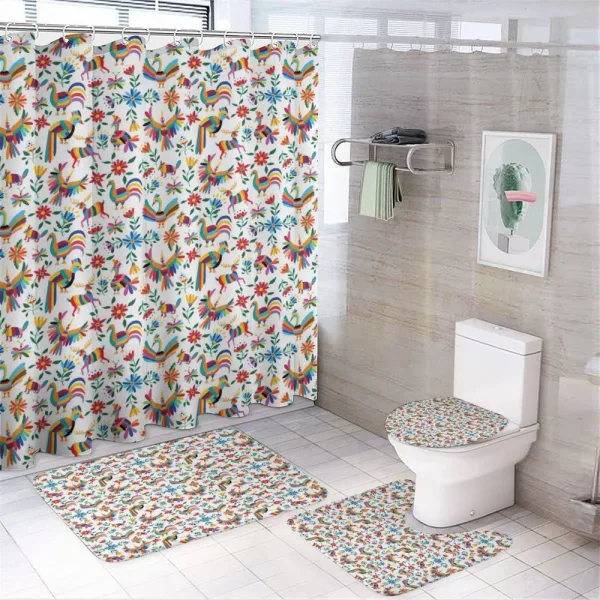 Natural Inspiration Art on a shower curtain