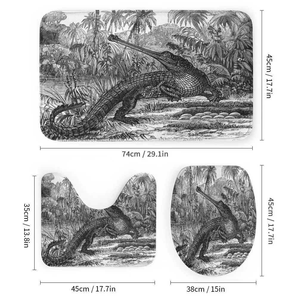 Old Crocodile in Forest — Detail 1