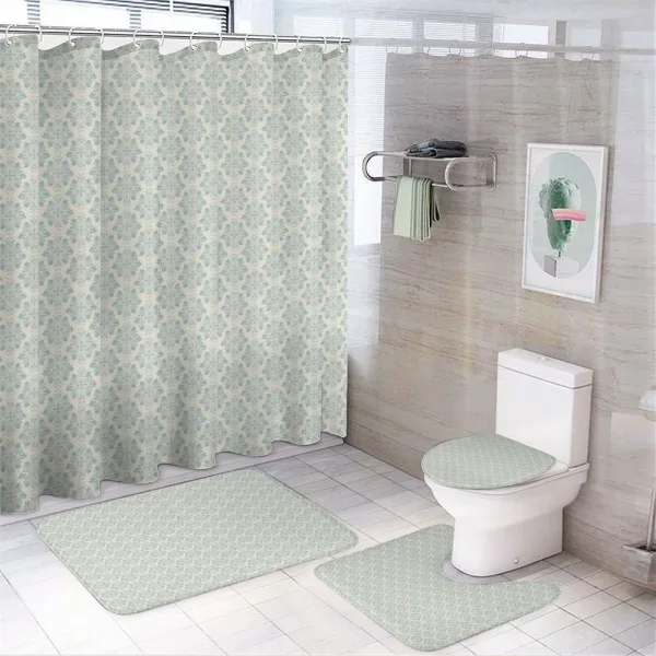 Royal Victorian Floral on a shower curtain
