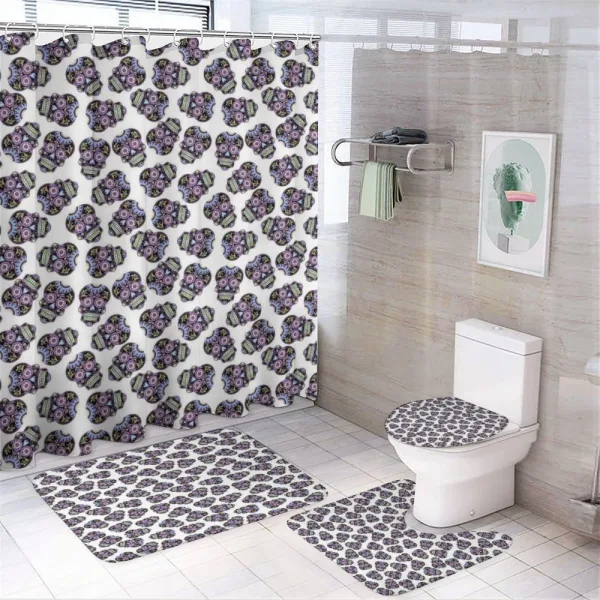 Calavera Skulls on a shower curtain