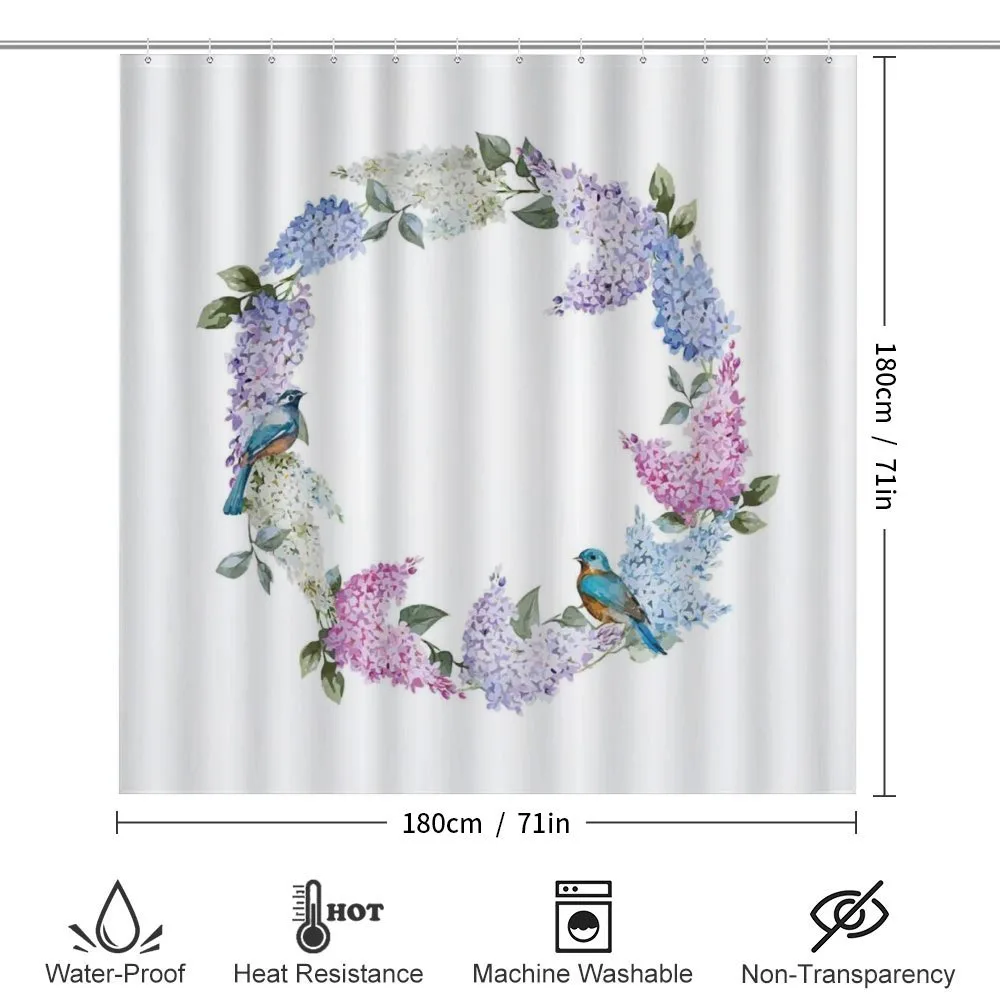Flower Wreath and Bird — Detail 2
