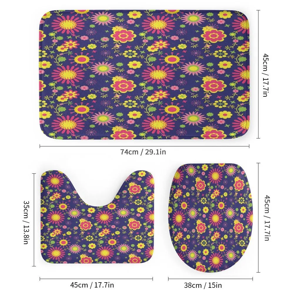 Flowers in Childish Pattern — Detail 1