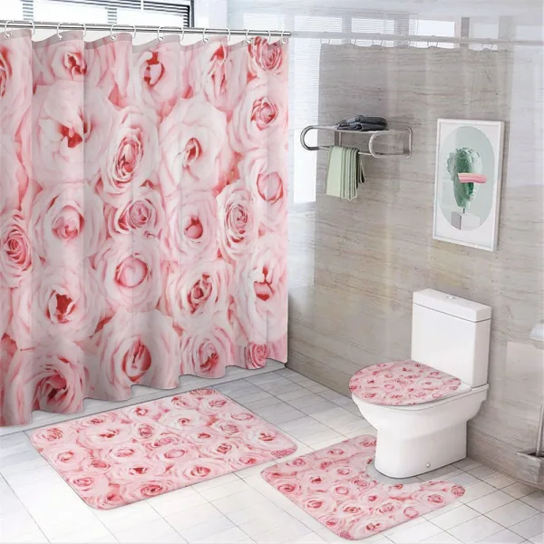 Fresh Garden Yard on a shower curtain