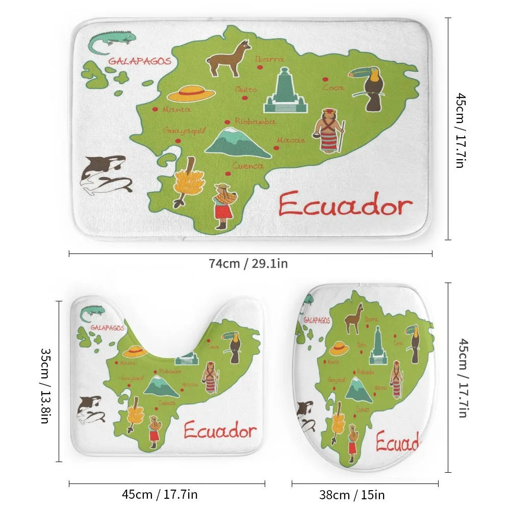 Infographic Map Landmarks — Detail 1
