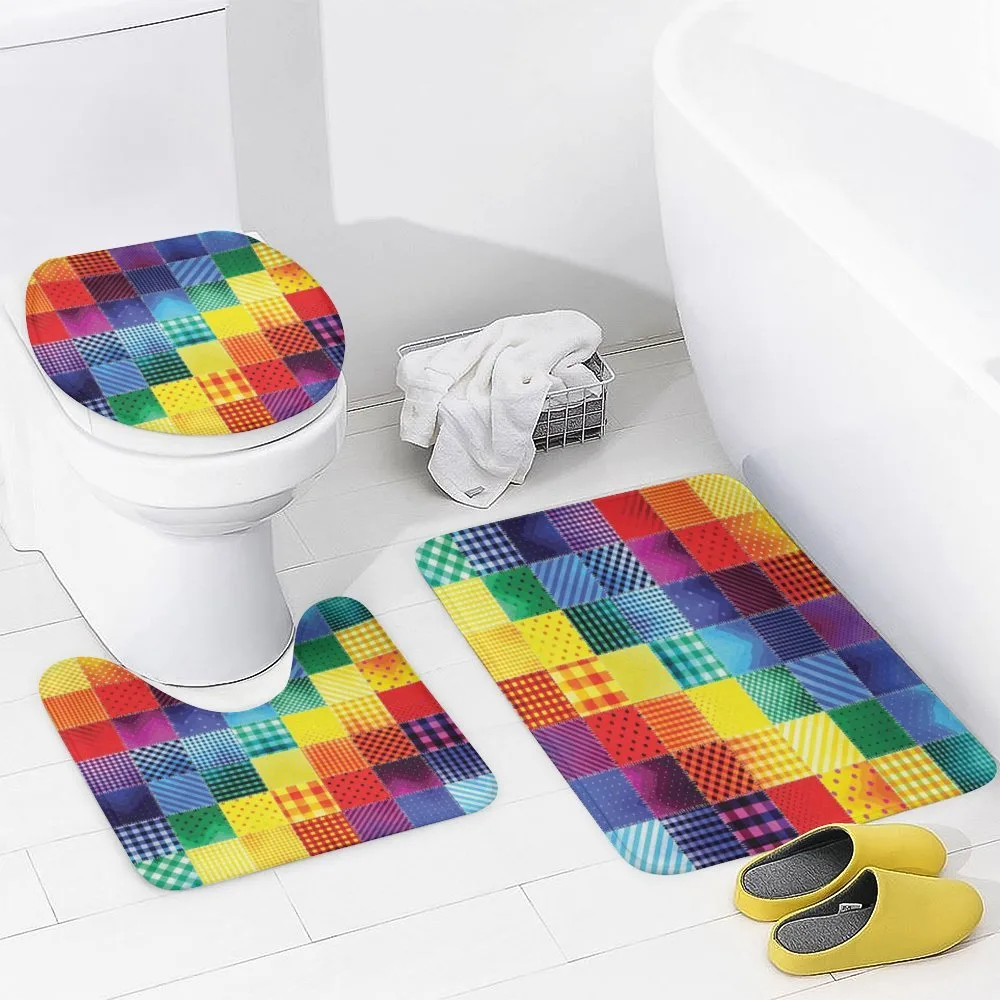 Rainbow Retro Patchwork — Detail 3