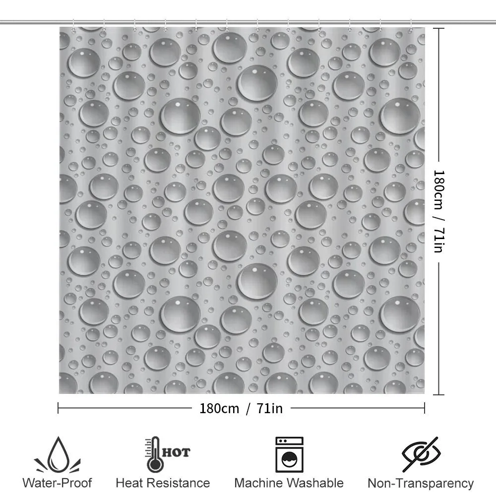 Waterdrops Monochrome — Detail 2