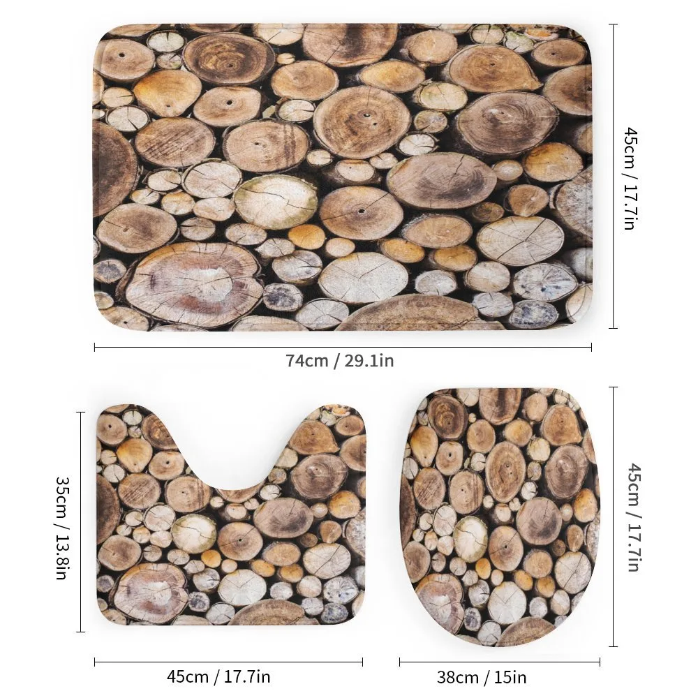 Wooden Logs Oak Tree — Detail 1