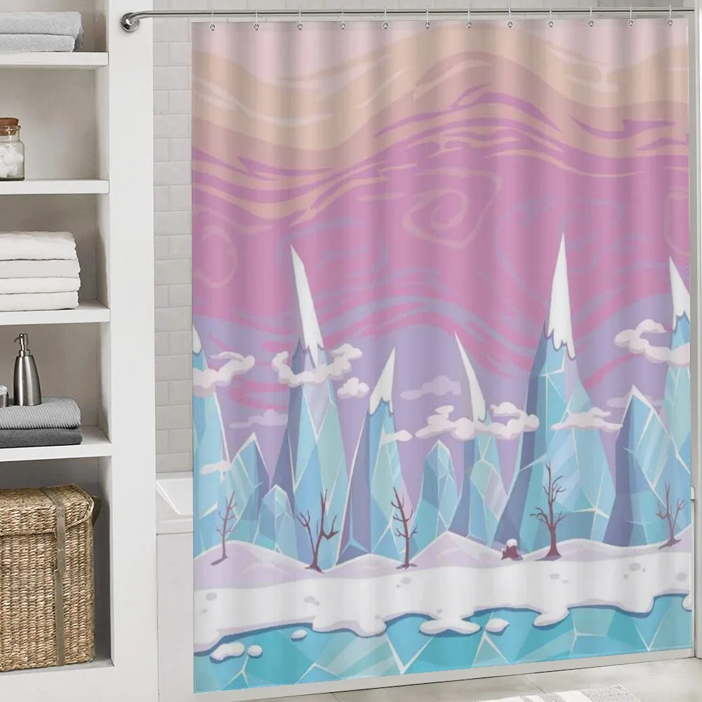 Cartoon Ice Mountains — Detail 4