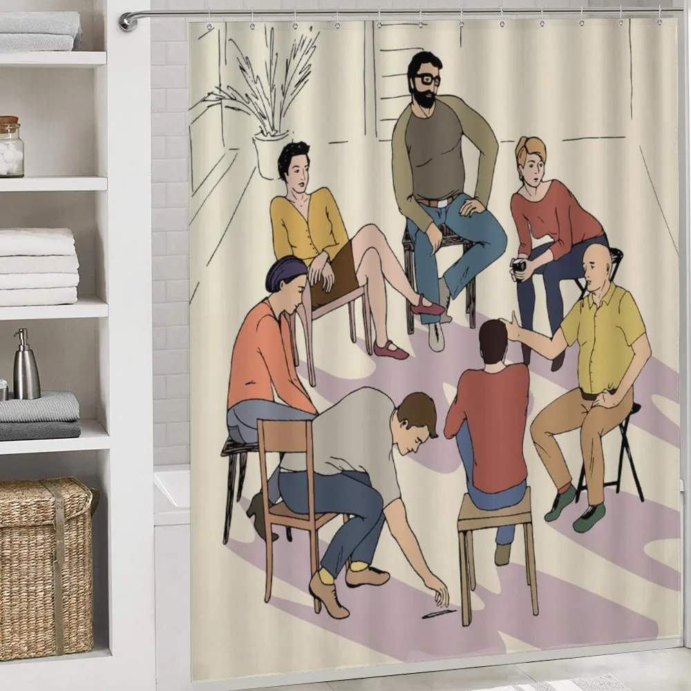 Group Therapy Illustration — Detail 4