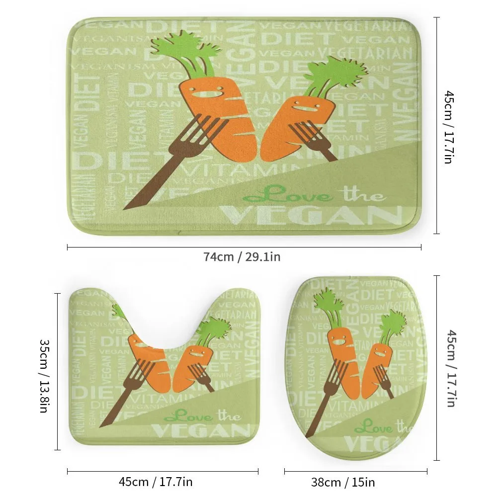 Smiling Carrot Love Vegan — Detail 1