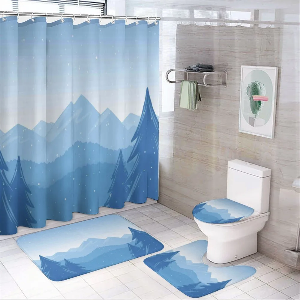 Snow Mountains Trees — Your design