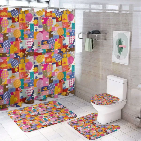 Animals Air Balloons on a shower curtain