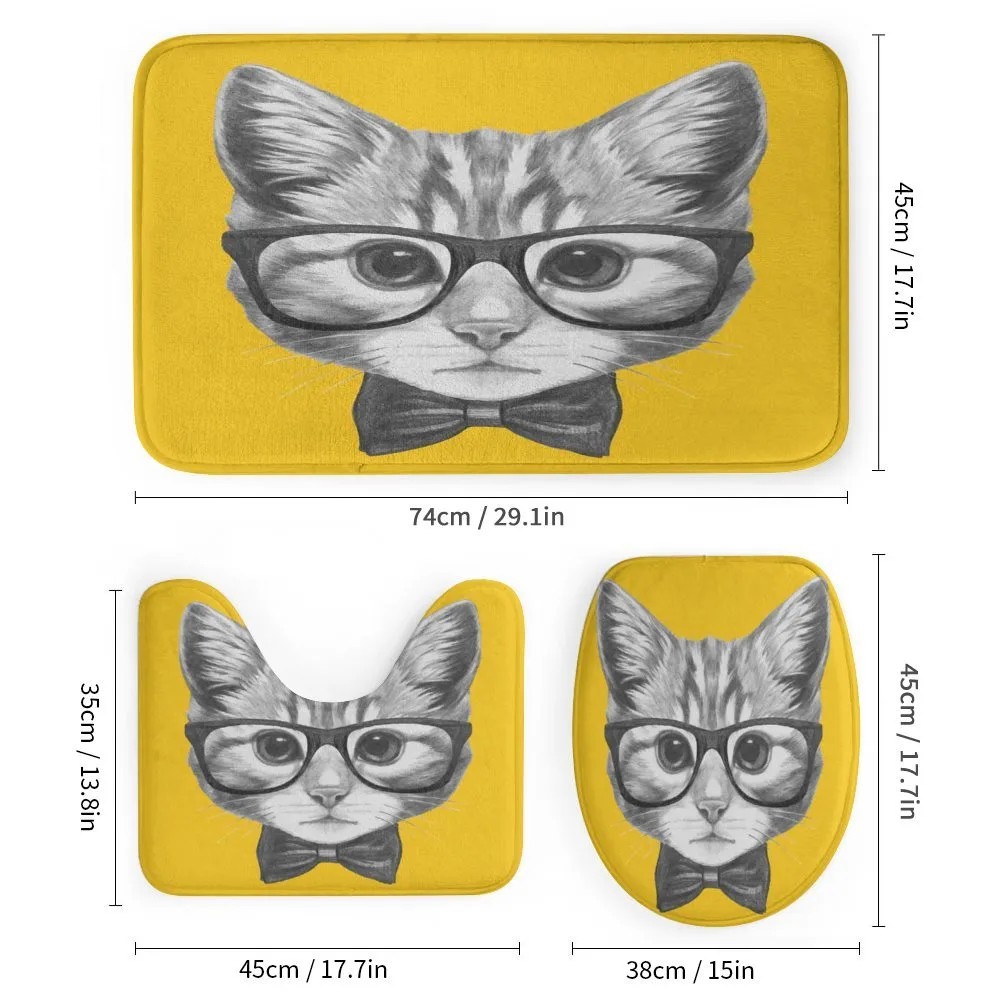 Baby Hipster Kitten Cat — Detail 1
