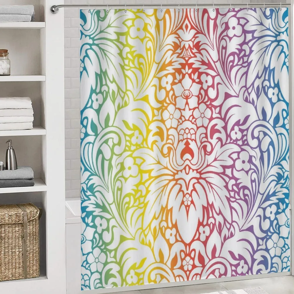 Colorful Damask Flowers — Detail 4