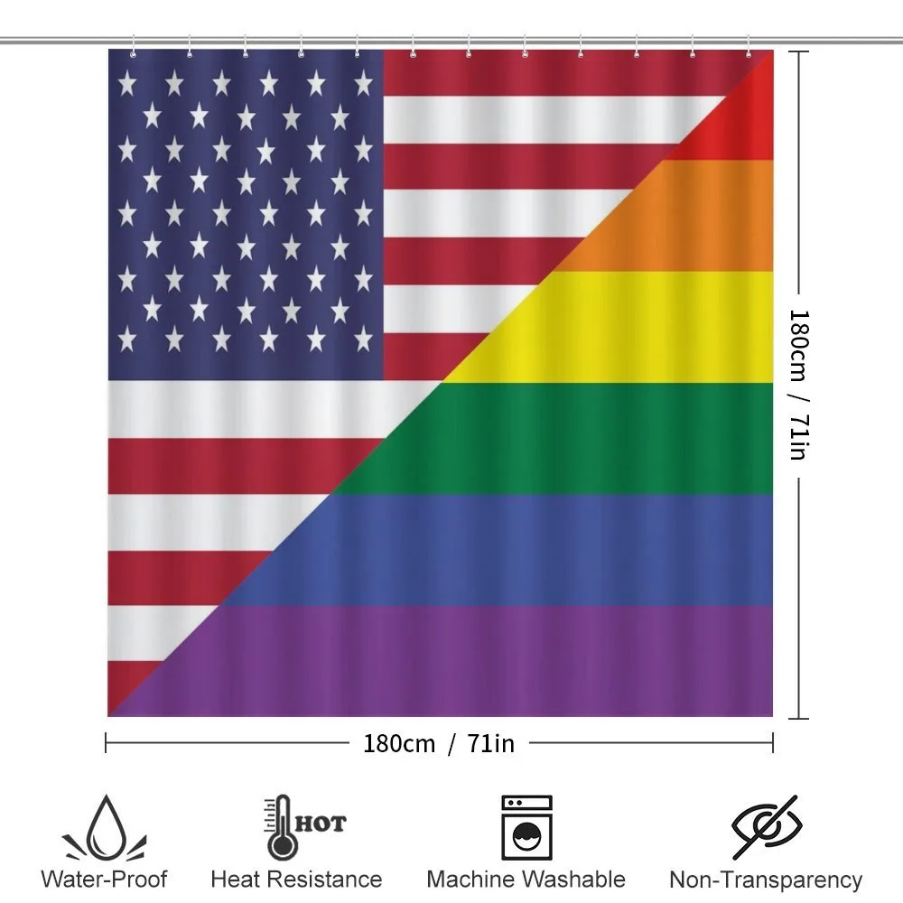 Flag USA Rainbow Colors — Detail 2
