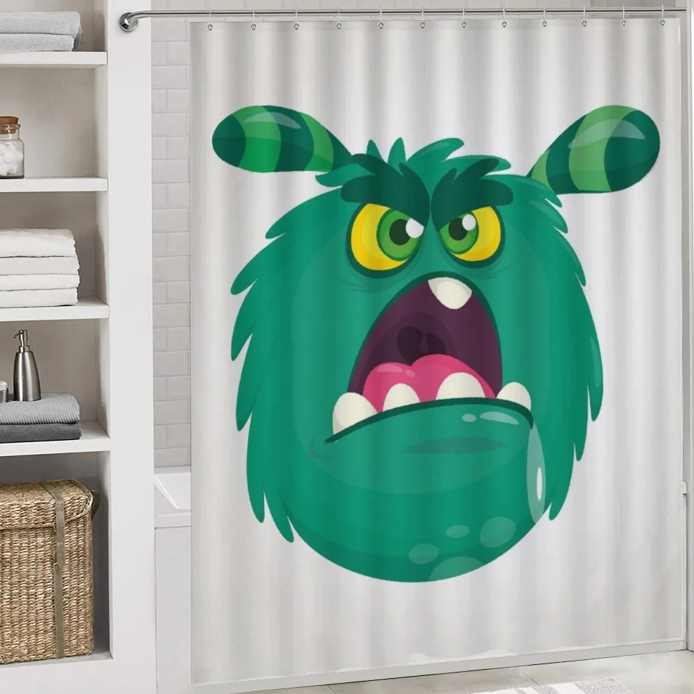 Fluffy Angry Monster Cartoon — Detail 4