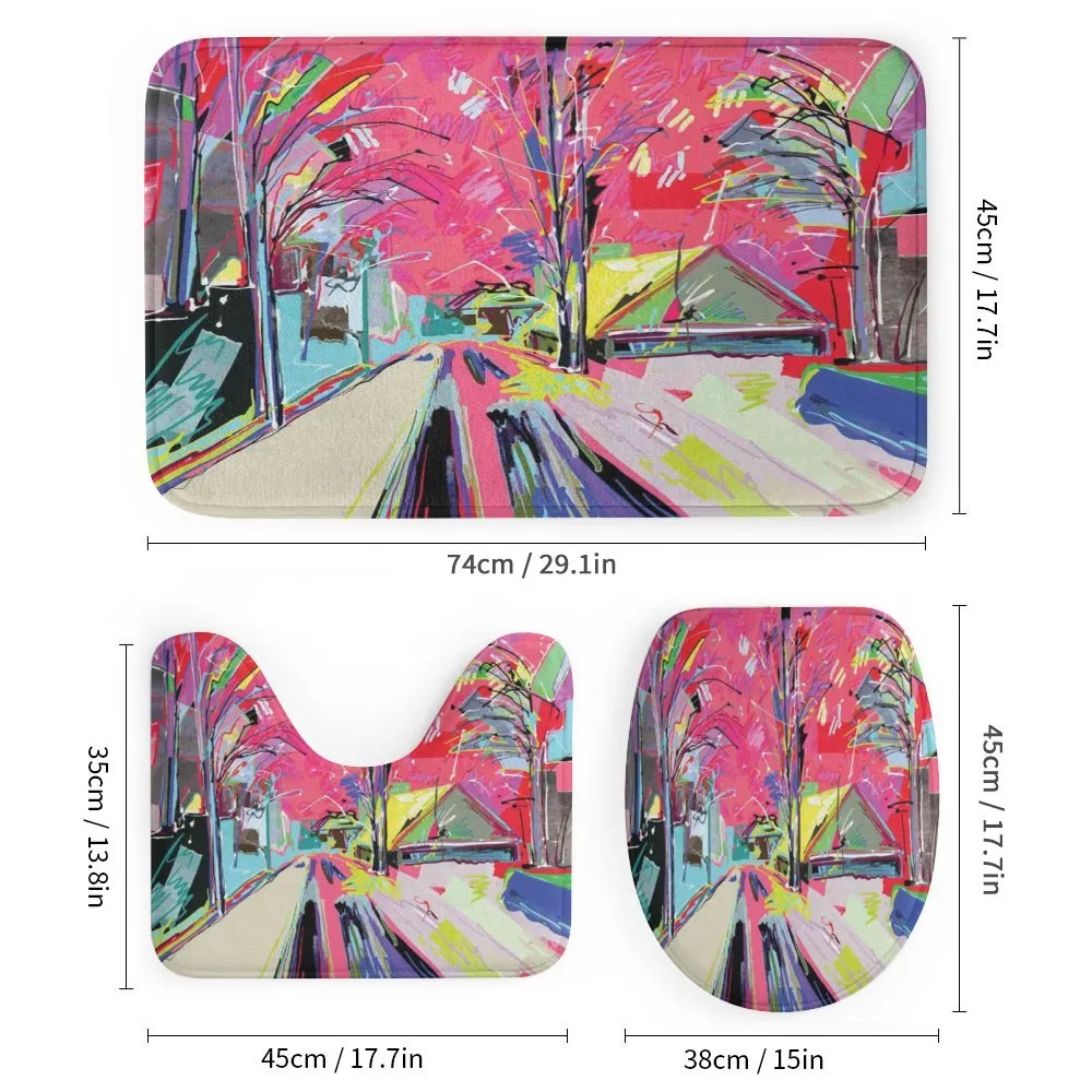 Funky Streets Sketch Trees — Detail 1