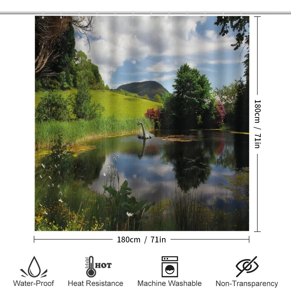 Lake by Meadow Rural — Detail 2
