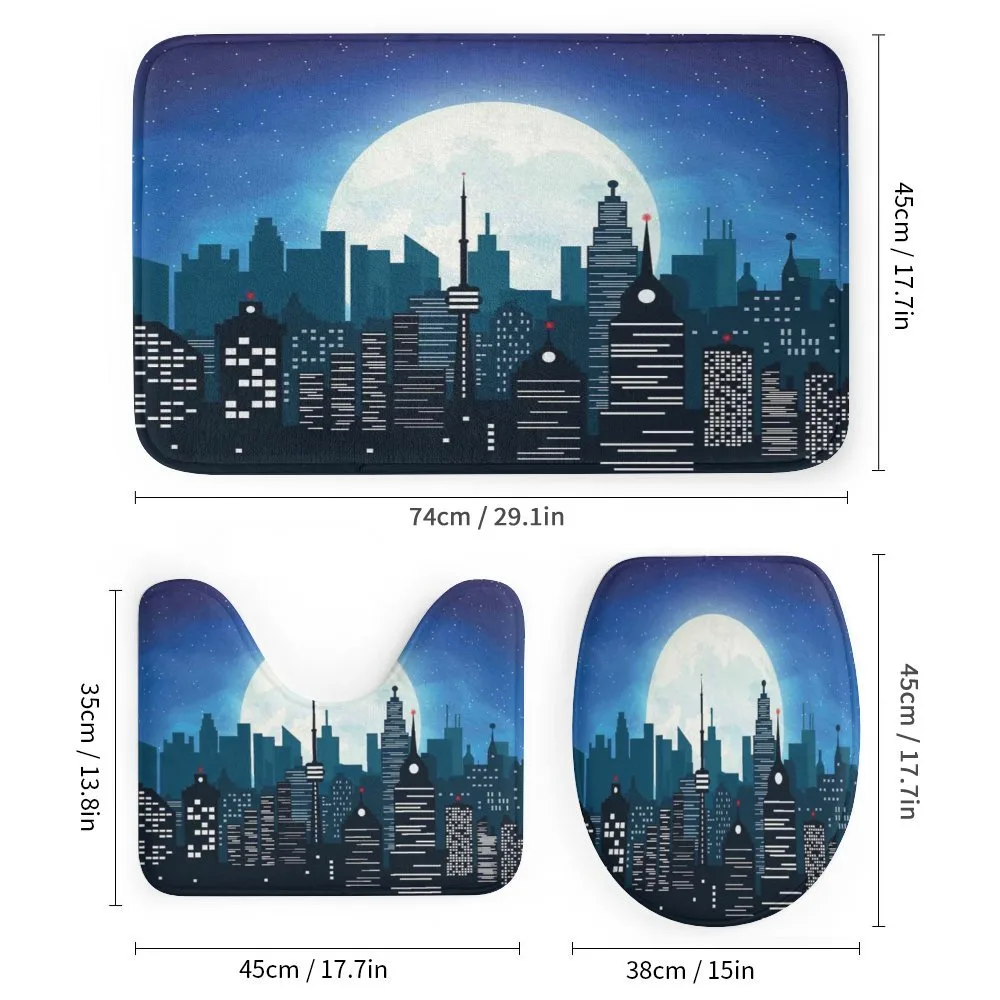 Modern Capital Moon Night — Detail 1