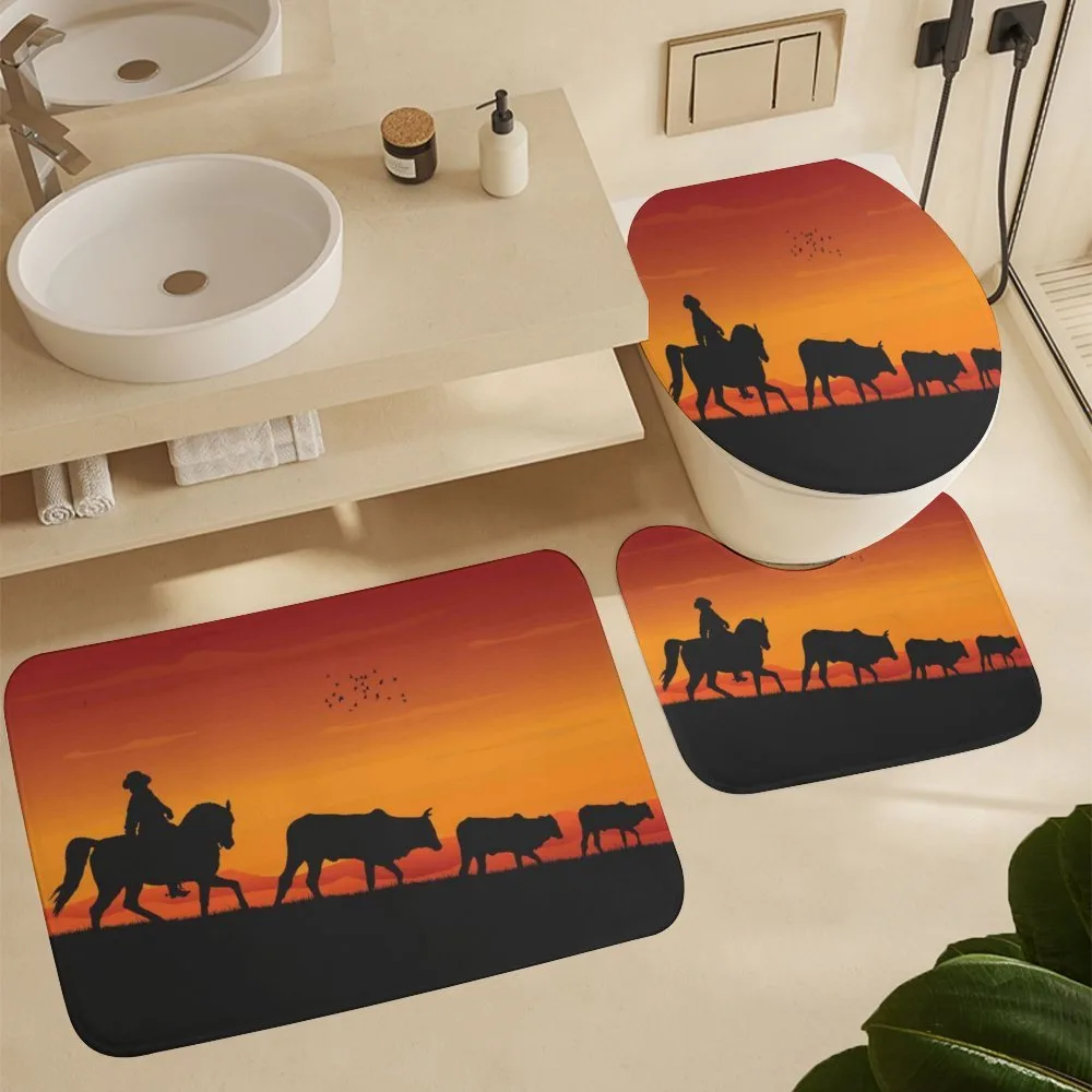 Silhouette Farm Cow Herd — Detail 5