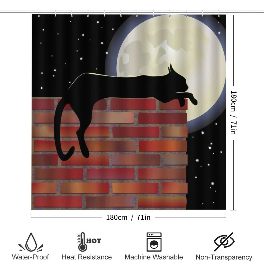 Sillhouette Cat Resting — Detail 2