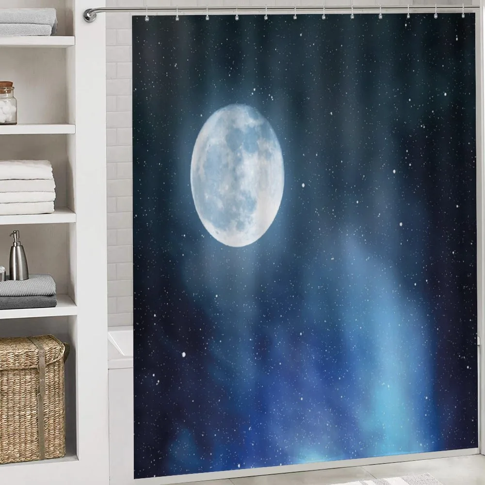 Starry Night Sky Full Moon — Detail 4