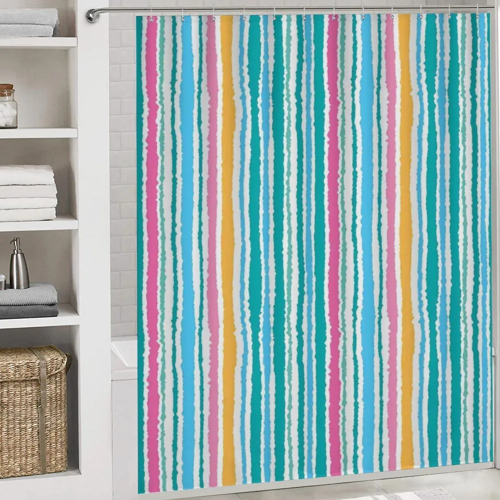 Stripes in Aquatic Colors — Detail 4