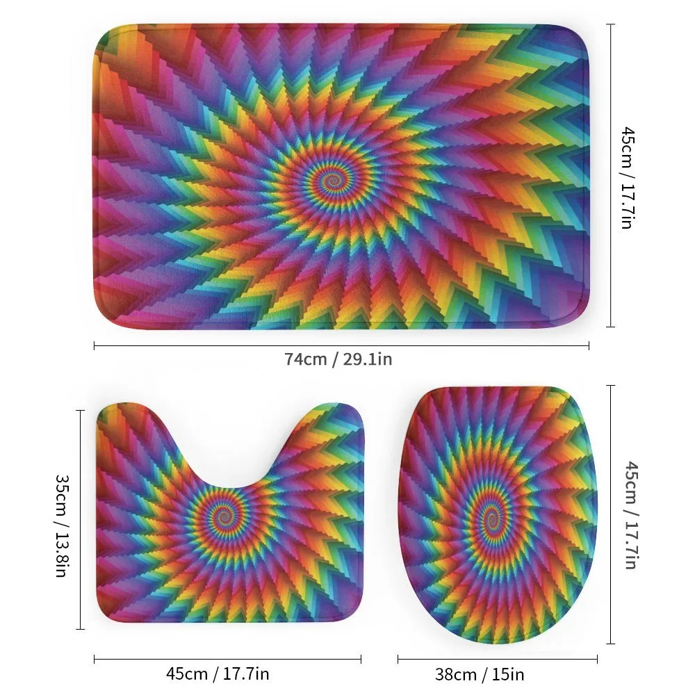 Vibrant Rainbow Spiral — Detail 1