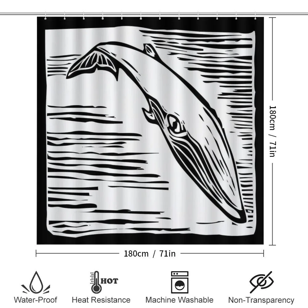 Vintage Style Sea Mammal — Detail 2