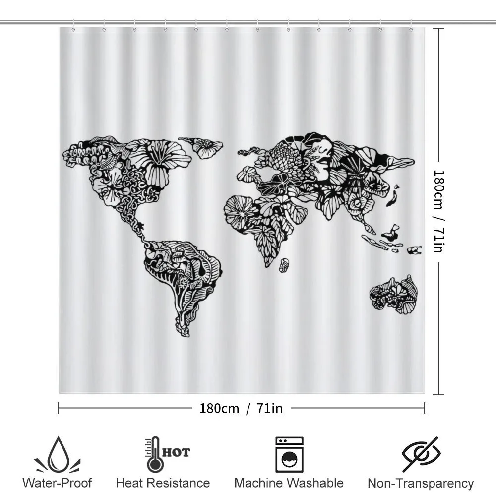 World Map Charm — Detail 2
