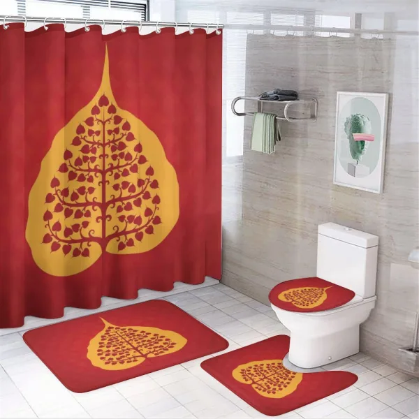 Bodhi Tree Yoga on a shower curtain