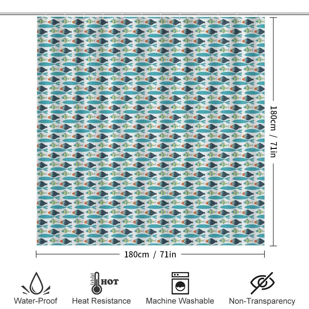 Colorful Fish Pattern — Detail 2