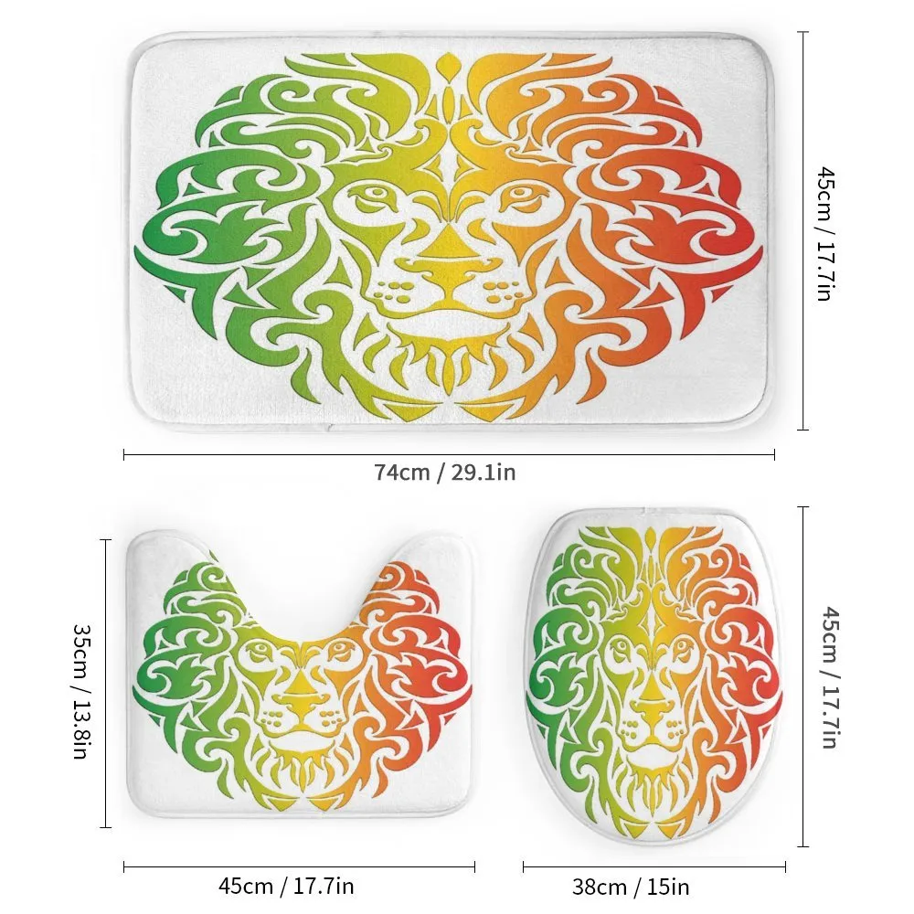 Colorful Lion Portrait — Detail 1