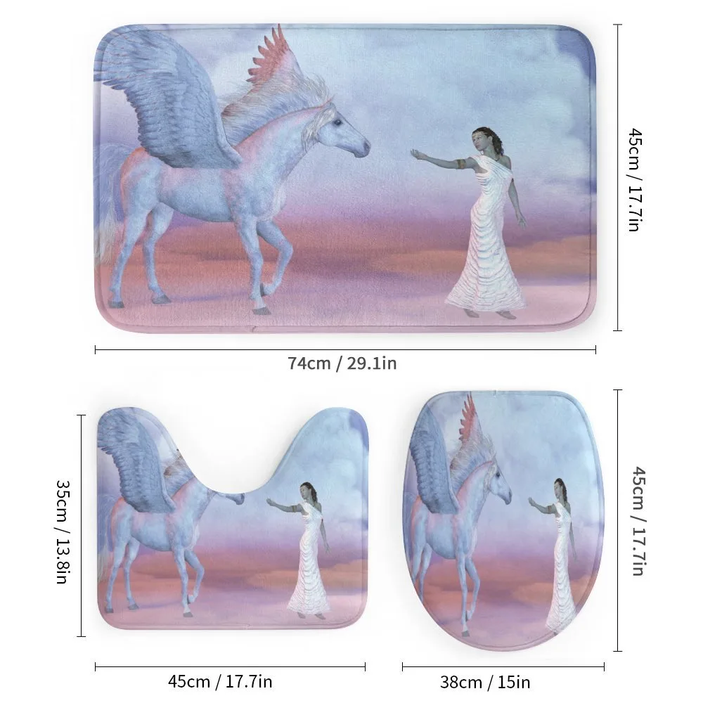 Dreamy Lady and Angel Horse — Detail 1