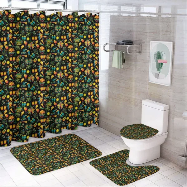 Elements of Brazil Joyous on a shower curtain