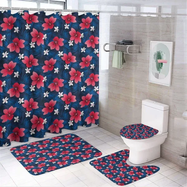 Exotic Flora on a shower curtain