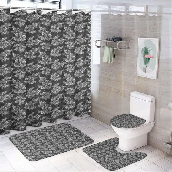 Flower Bouquets Bridal on a shower curtain