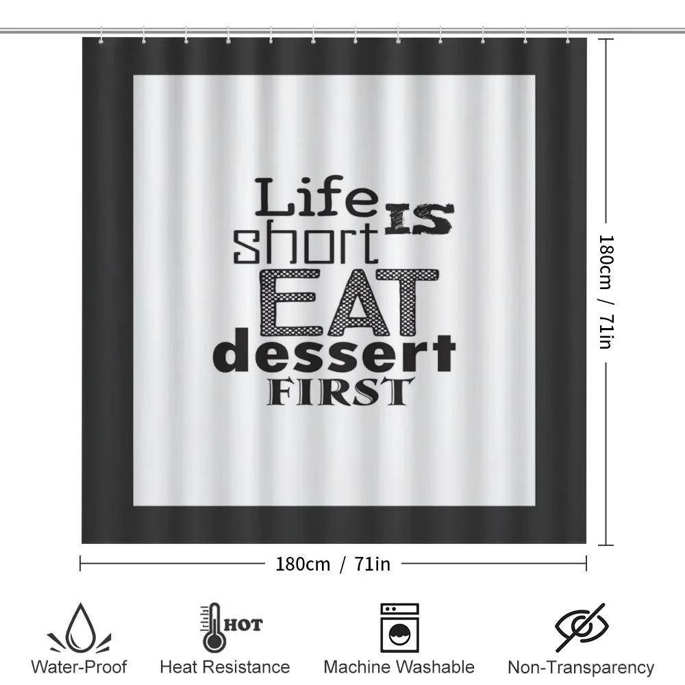 Greyscale Eat Dessert First — Detail 2
