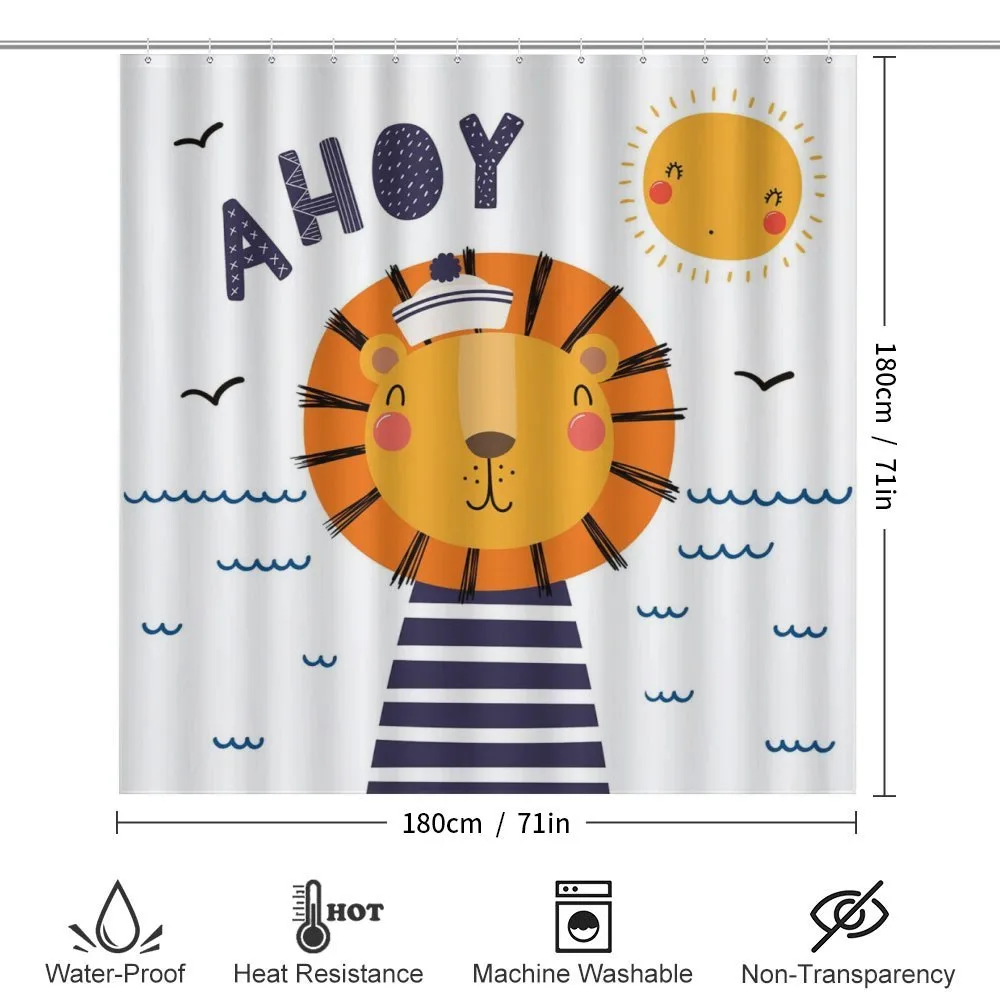 Happy Sailor Lion and Ahoy — Detail 2