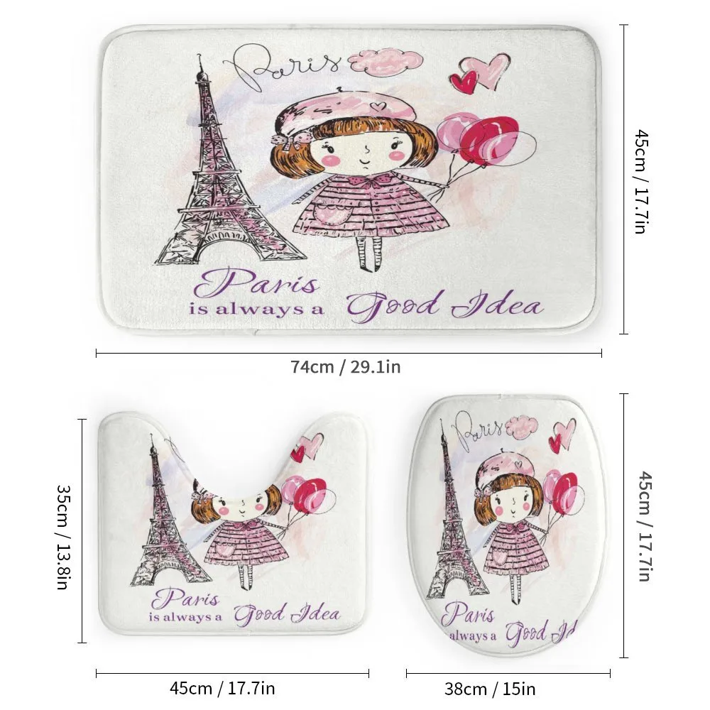 Hearts on Eiffel Tower — Detail 1