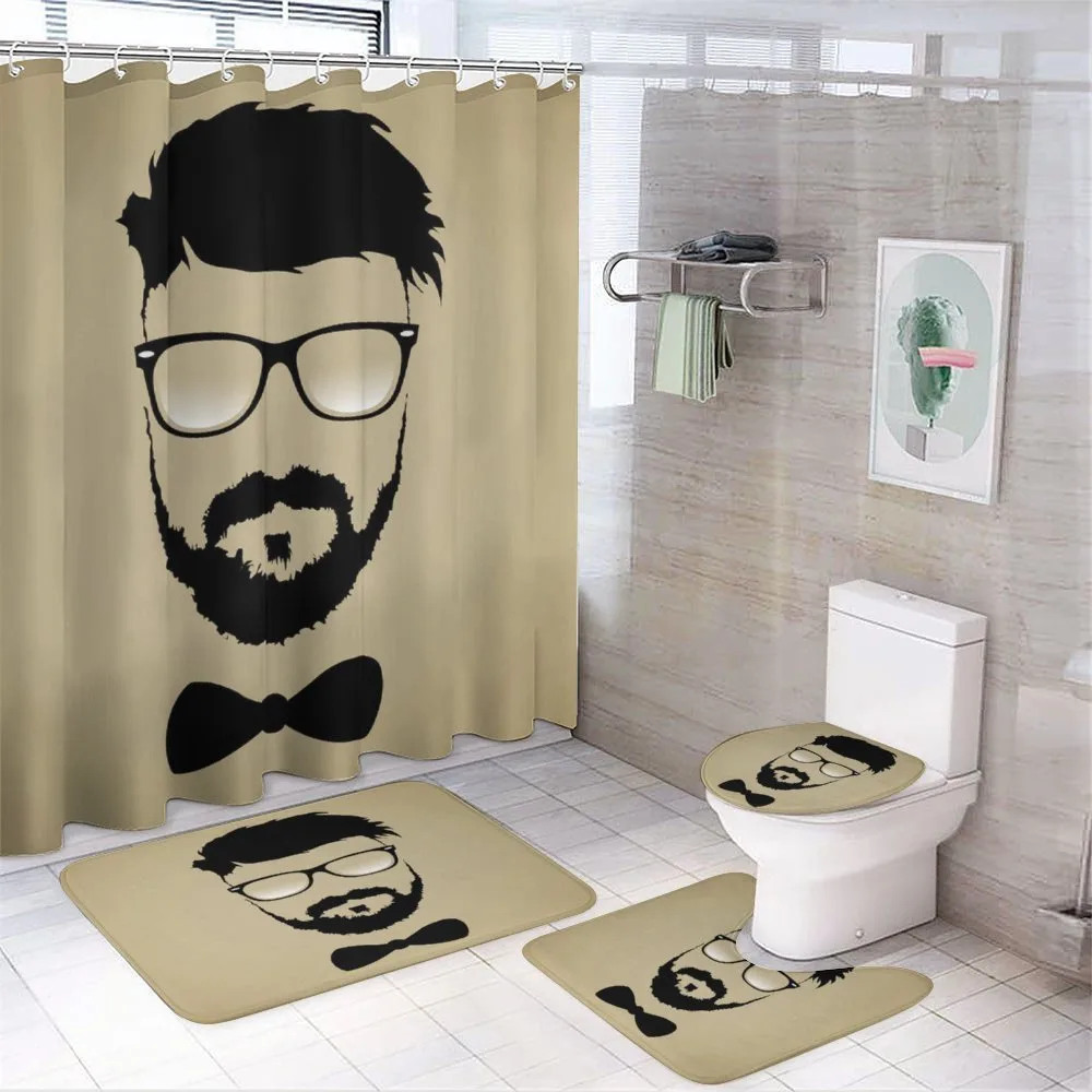 Hipster Boy Silhouette — Your design