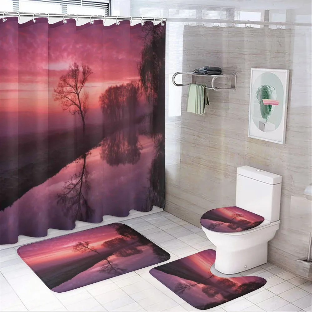 Misty Sunrise on River — Your design