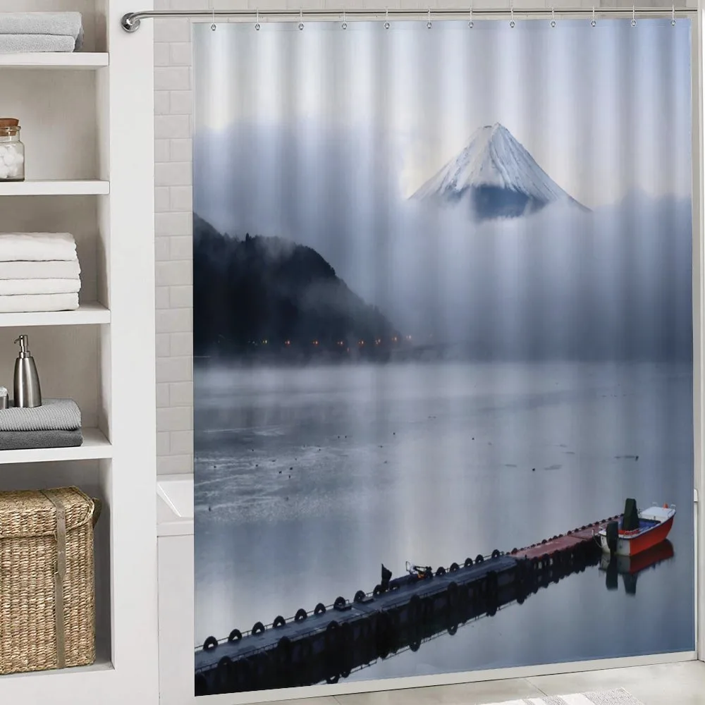 Mountain Peaks Kawaguchi Lake — Detail 4