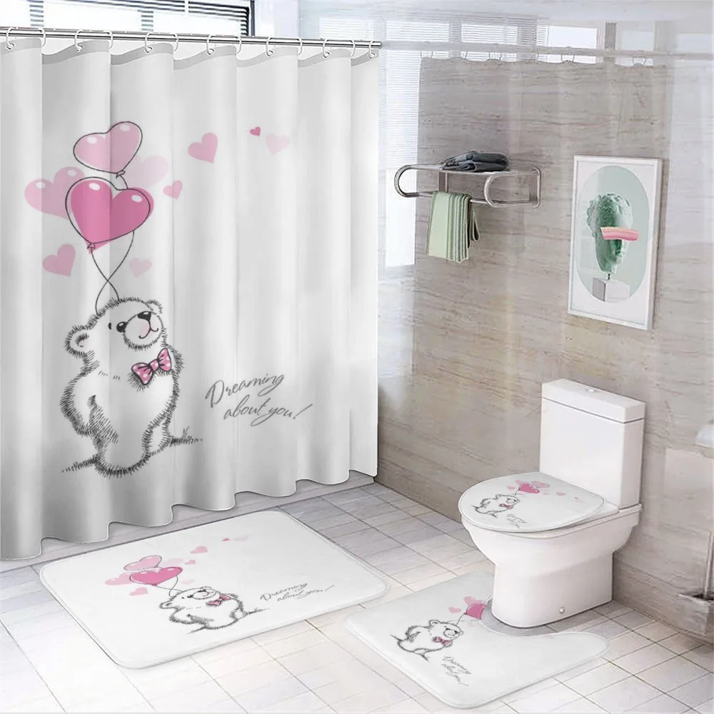 Pink Heart Romantic Words — Your design