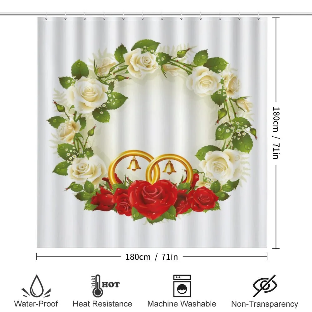 Roses Wedding Rings — Detail 2