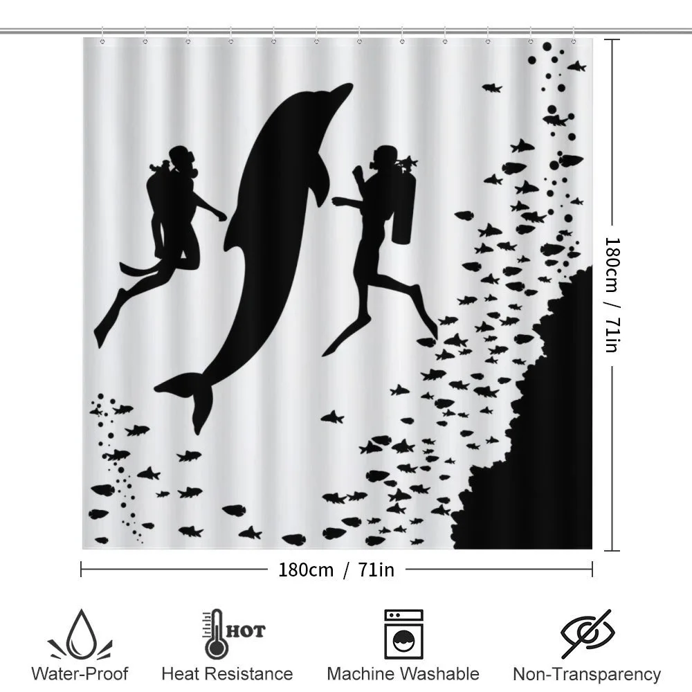 Scuba Divers Swimming — Detail 2
