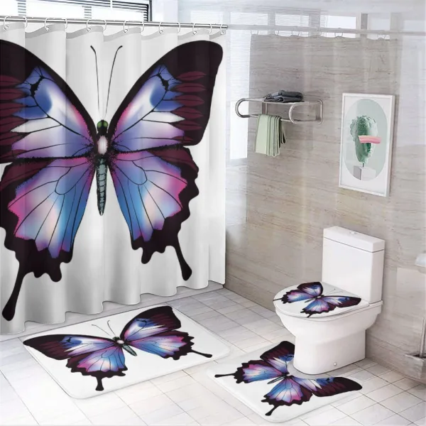 Vivid Insect on a shower curtain